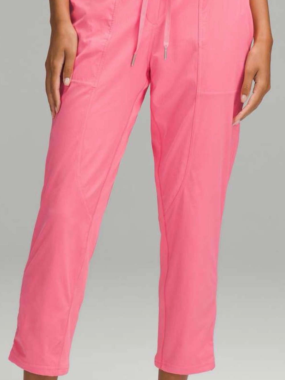 lululemon athletica Dance Studio Mid-Rise cropped pant in Sakura Pink